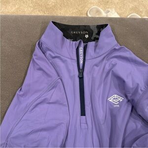 Greyson Lavender Camouflage Quarter-Zip